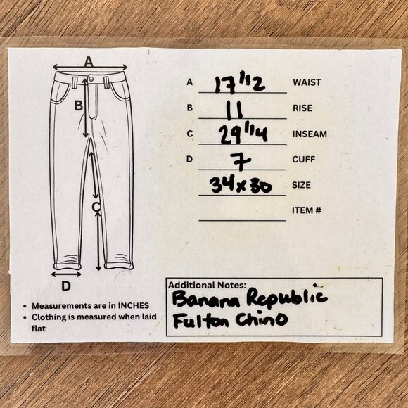 Banana Republic Fulton Skinny Rapid Movement Chinos - Picture 10 of 10